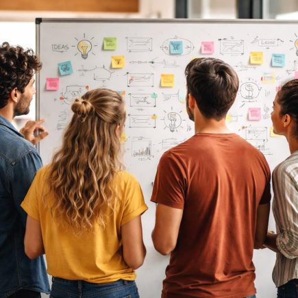 groupe-jeunes-tableau-bureau-flou