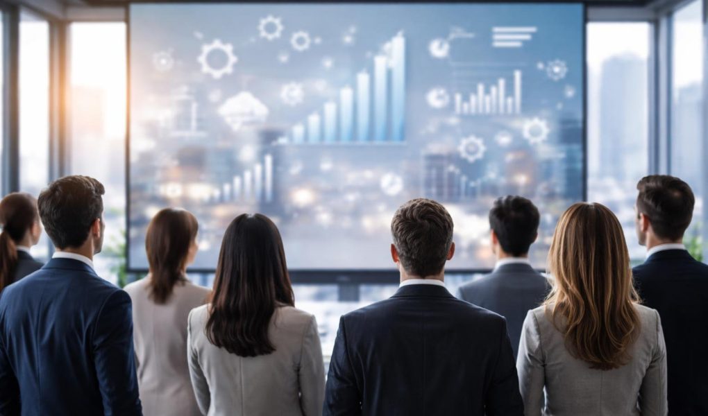 personnes-dos-reunion-ecran-graphique