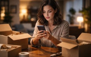 personne-smartphone-boites-livraison-interieur