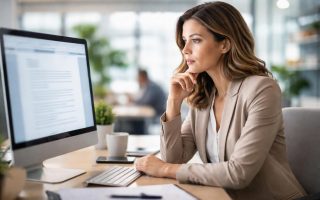 personne-bureau-moderne-ecran-concentre