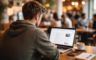 jeune-adulte-cafe-ordinateur-portable