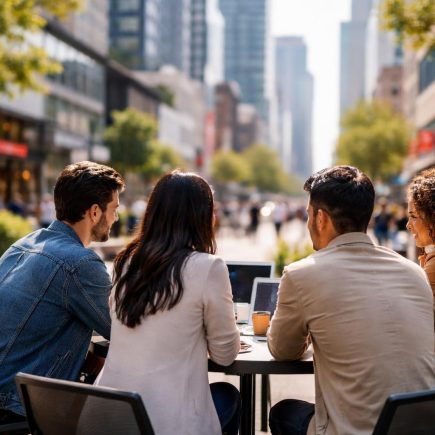 centre-ville-anime-personnes-table-discussion