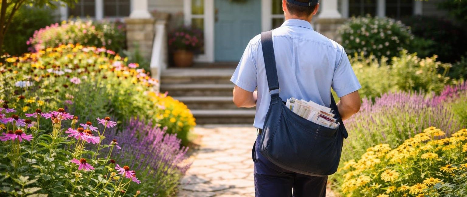 facteur-courrier-maison-fleurs-ensoleille