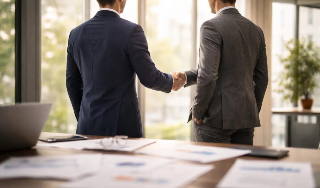 personnes-poignee-main-bureau-moderne